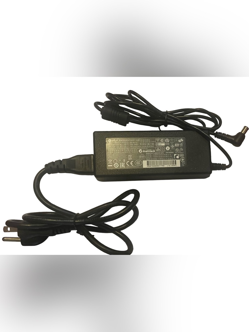 LG Genuine Power Adapter Cord